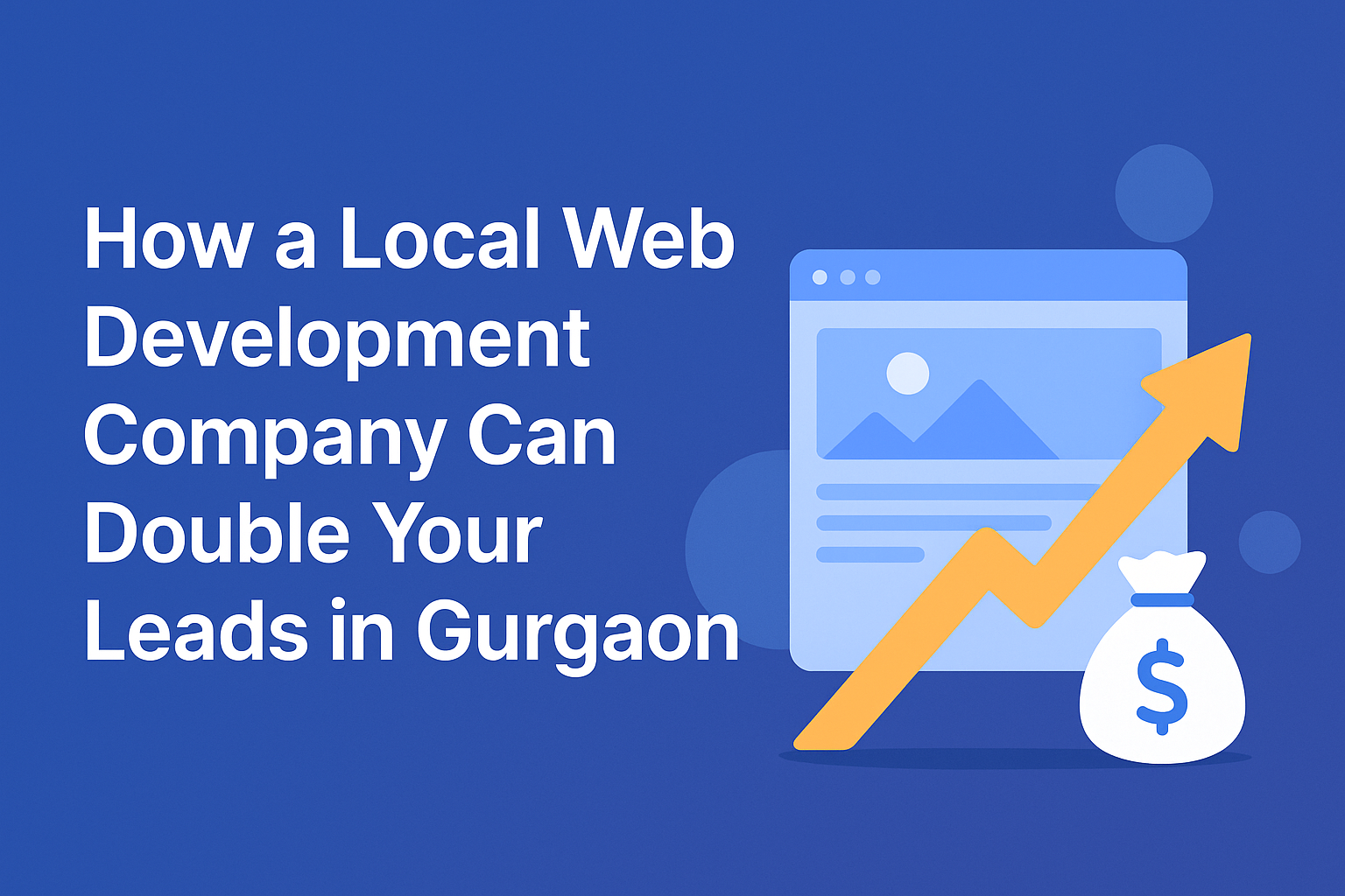 How a Local Web Development Company Can Double Your Leads in Gurgaon