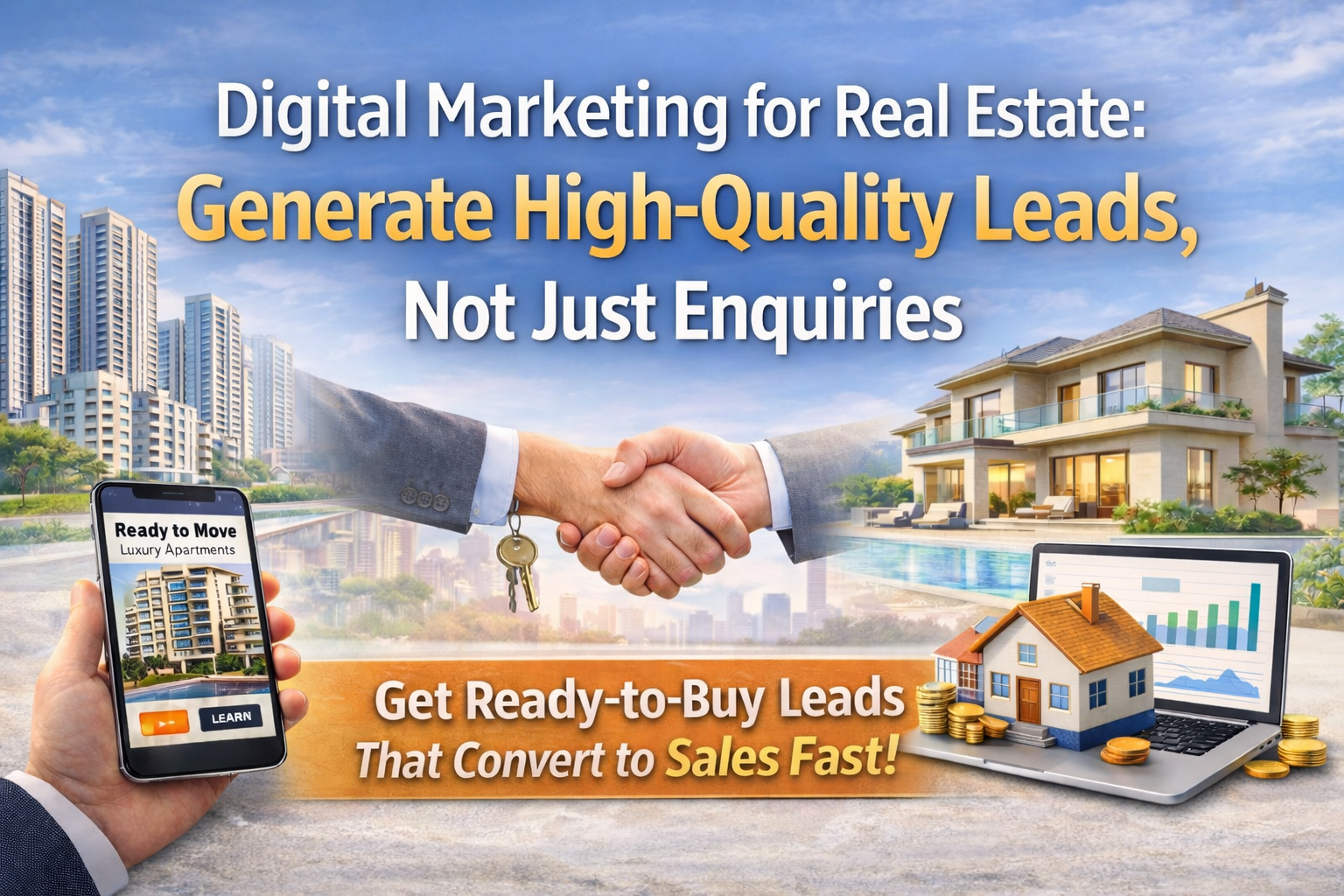 Digital Marketing for Real Estate: Generate High-Quality Leads, Not Just Enquiries
