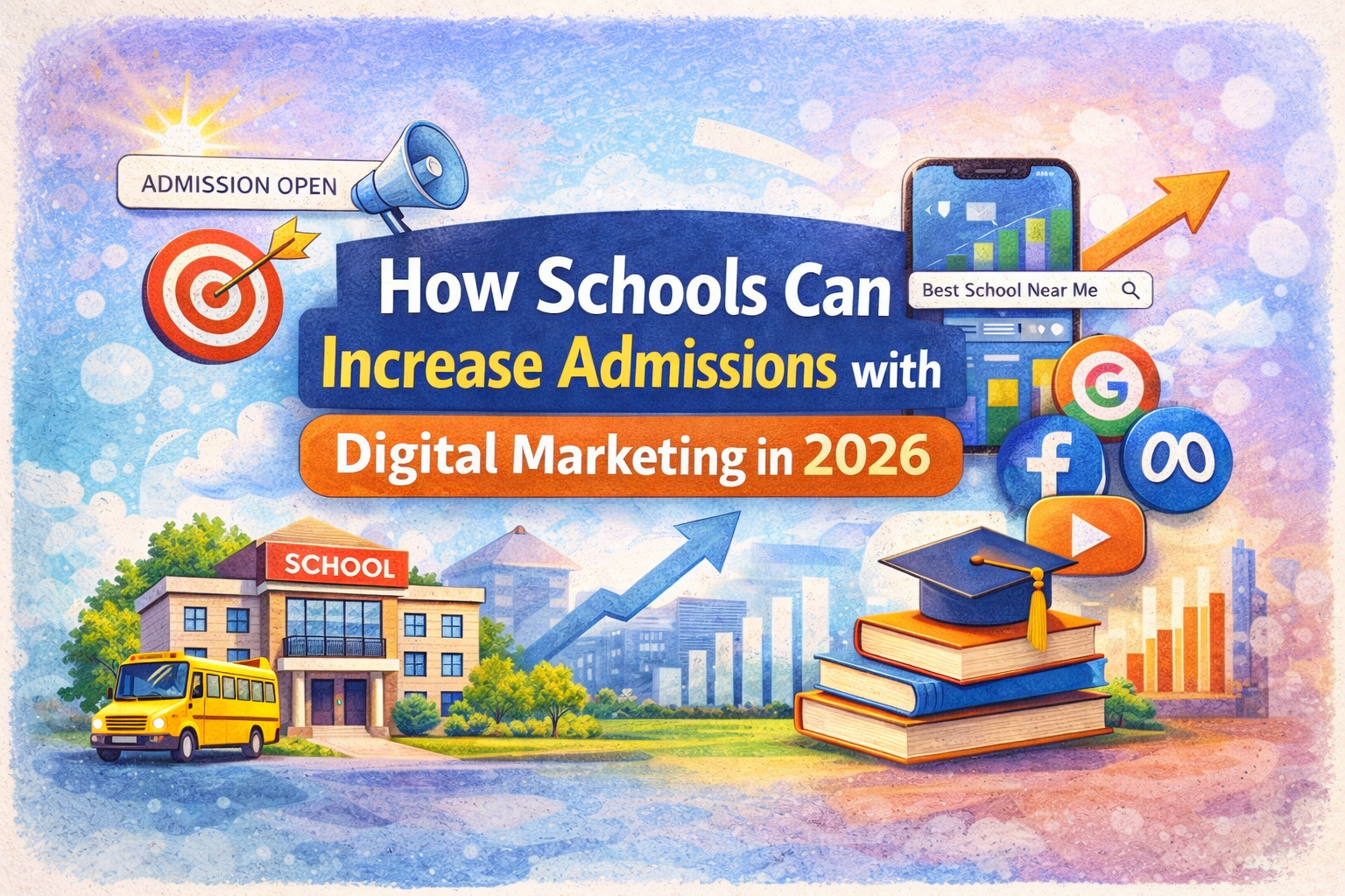 How Schools Can Increase Admissions with Digital Marketing in 2026