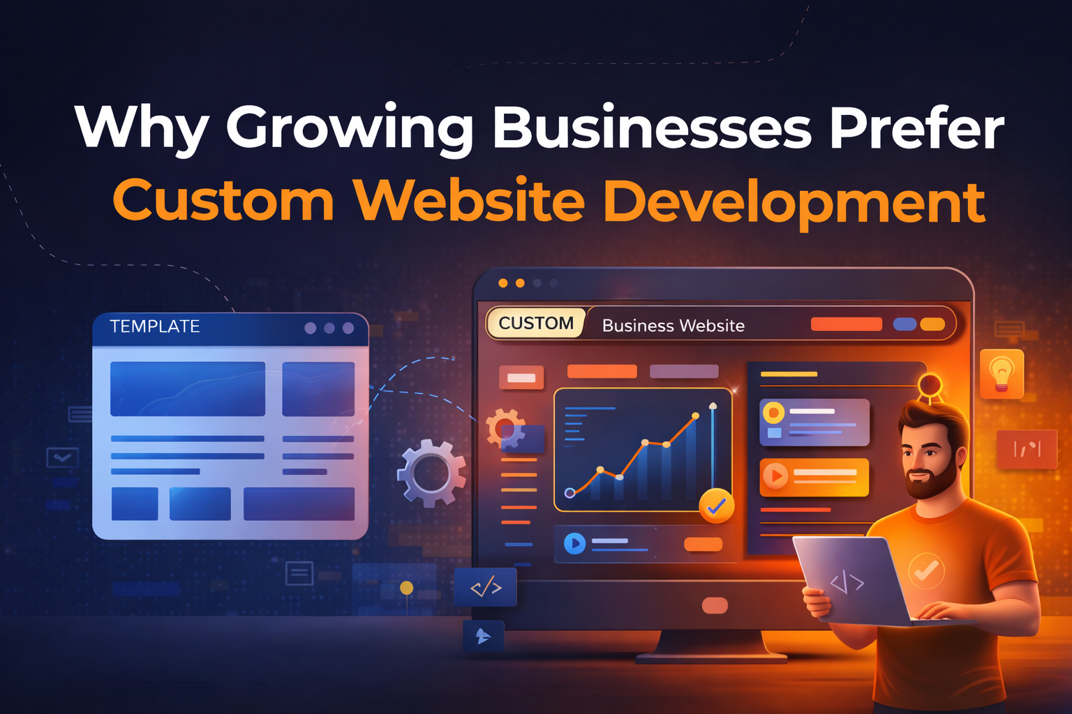 Why Growing Businesses Prefer Custom Website Development