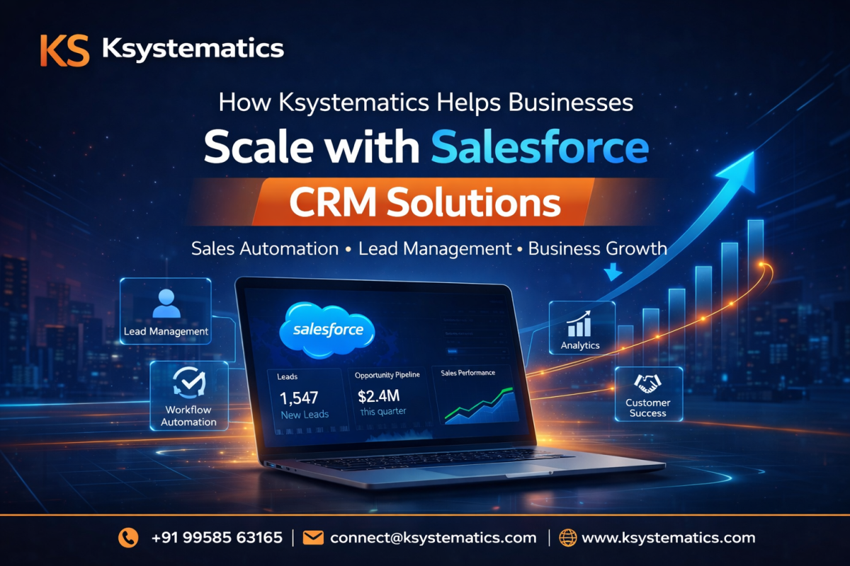 How Ksystematics Helps Businesses Scale with Salesforce CRM Solutions