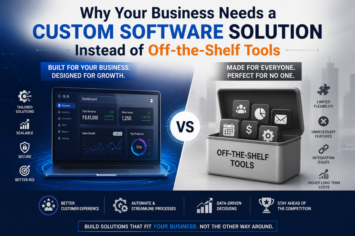 Why Your Business Needs a Custom Software Solution Instead of Off-the-Shelf Tools
