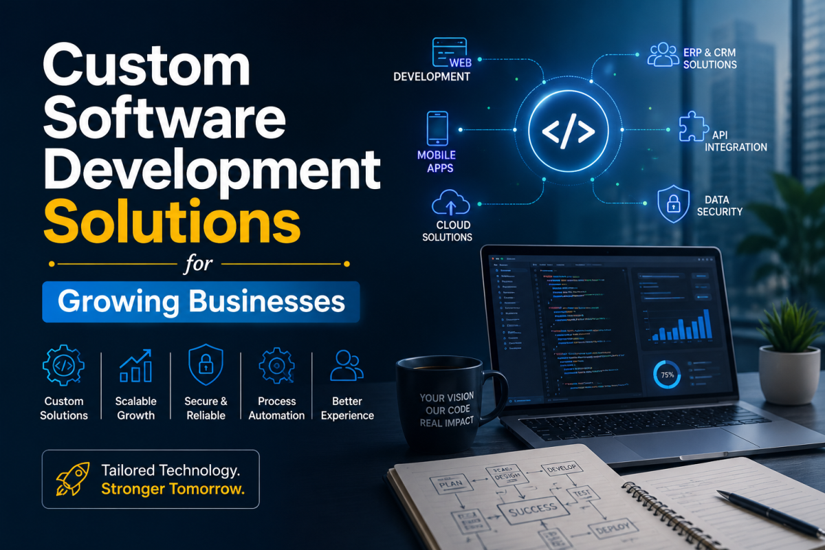 Custom Software Development Solutions for Growing Businesses