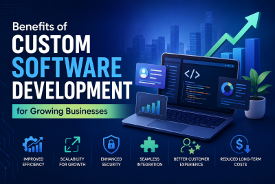 Benefits of Custom Software Development for Growing Businesses